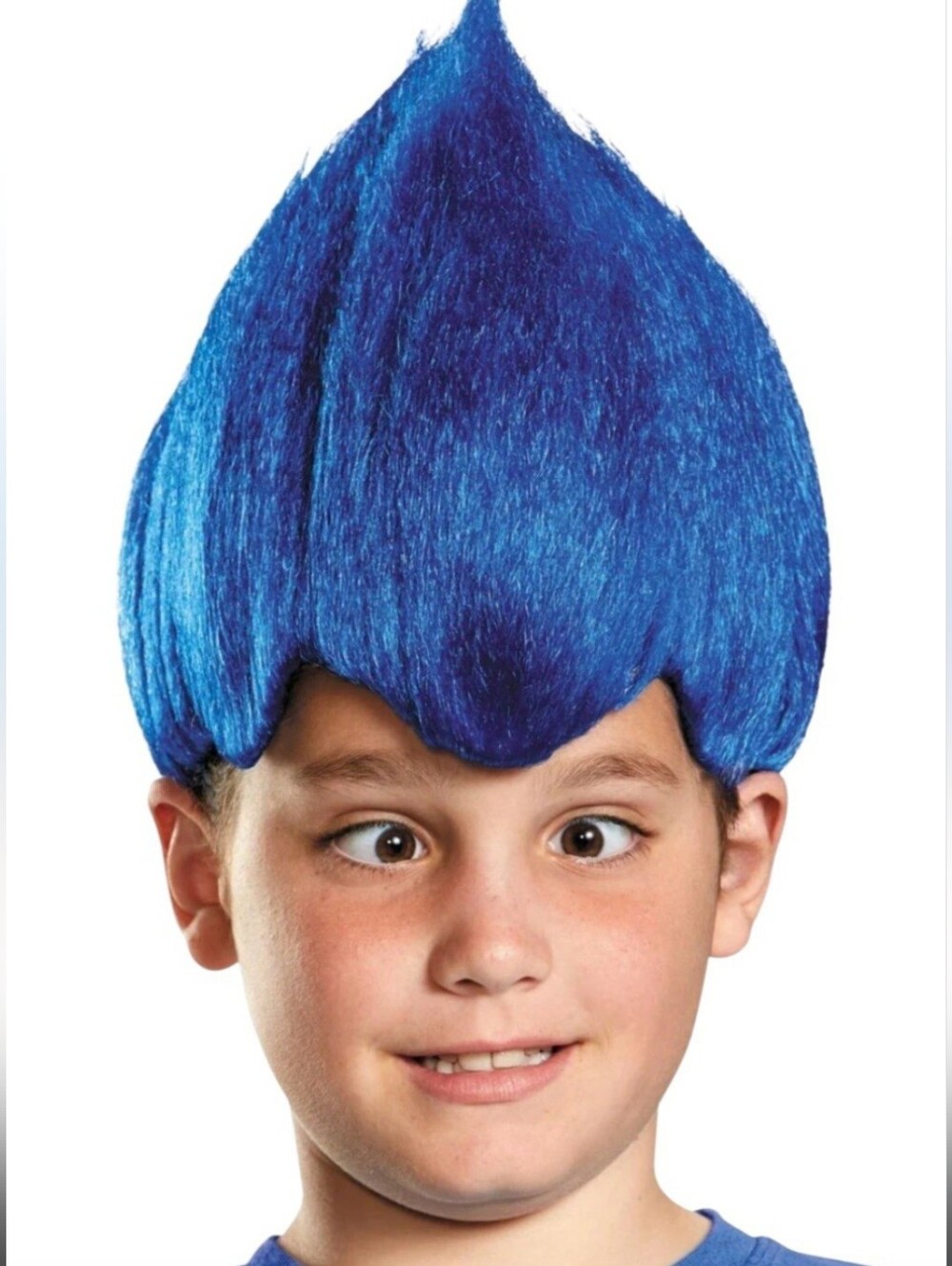 NEW Disguise Dark Blue Wacky Kids Costume Halloween Wig One Size